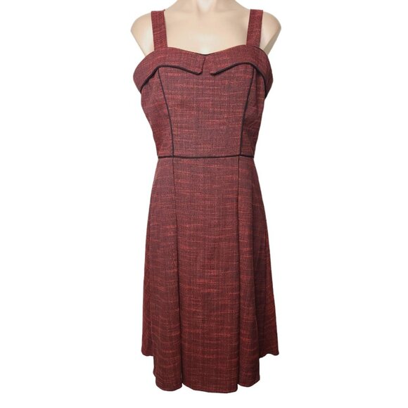 Red and Black Pinup Sheath Dress Size Medium - Picture 1 of 11